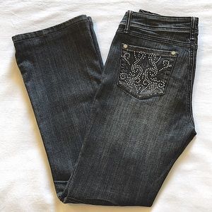 LA Idol USA rhinestone bootcut jeans 9